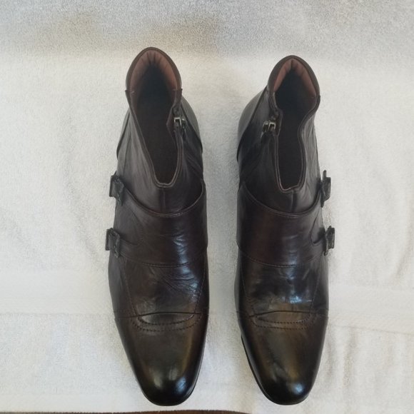 Imported new and unworn leather mens boots. - Picture 1 of 8